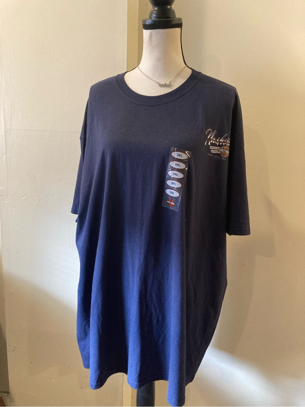 Harley-Davidson Navy Short-Sleeve Graphic Tee